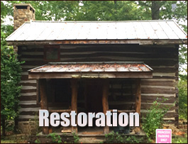 Historic Log Cabin Restoration  Nevada, Ohio